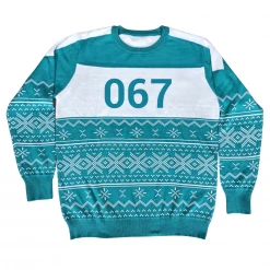 Ugly Christmas Sweaters Squid Character Merry Squid-Mas Game Ugly Christmas Sweater Squid Game