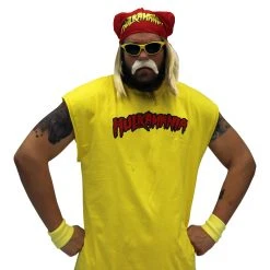 Costume Agent Hulk Hogan Hulkamania Complete Costume Set Reality / Sports / Other 12 Costume Agent Hulk Hogan Hulkamania Complete Costume Set Reality / Sports / Other