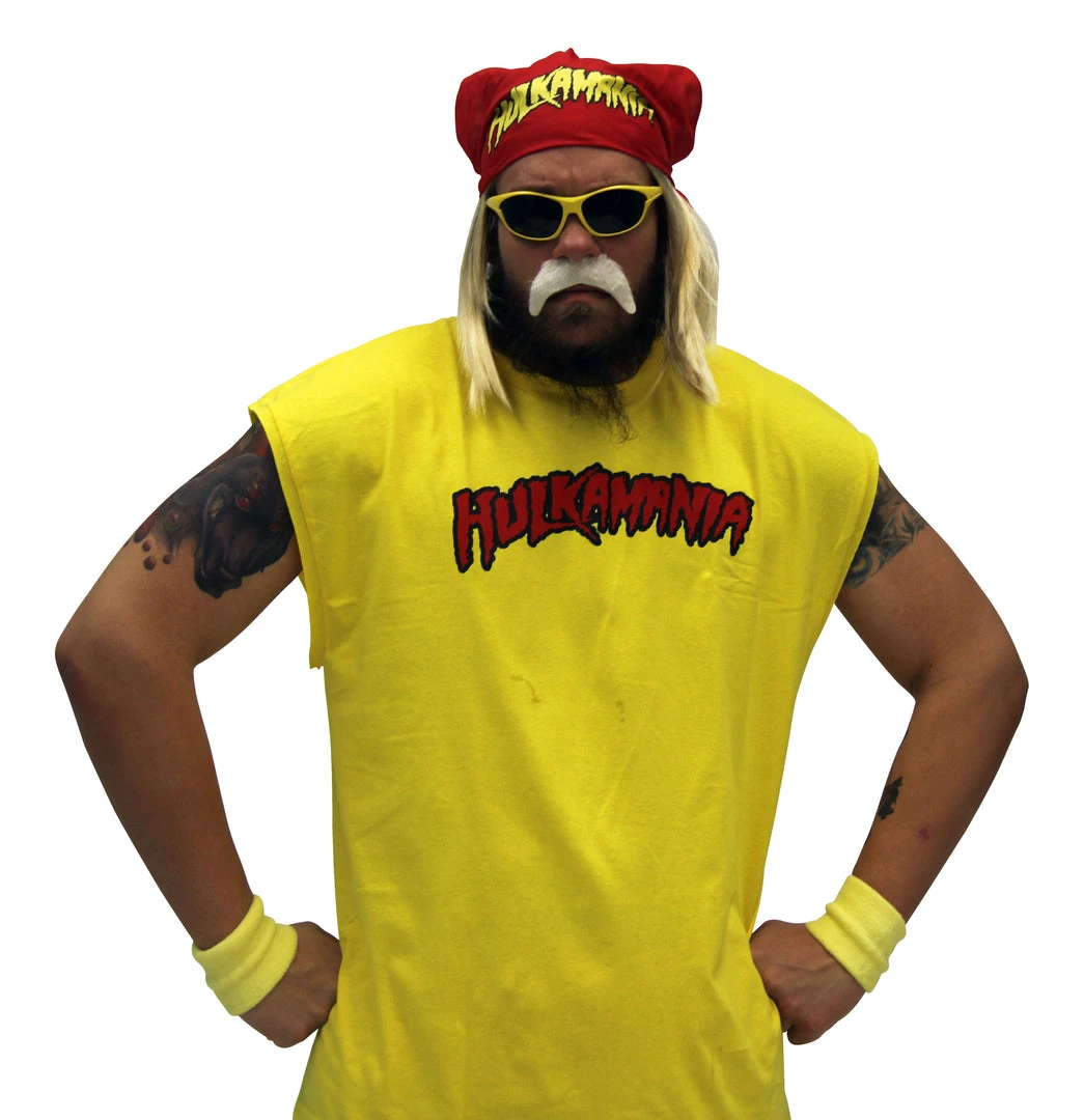 Costume Agent Hulk Hogan Hulkamania Complete Costume Set Reality / Sports / Other 6 Costume Agent Hulk Hogan Hulkamania Complete Costume Set Reality / Sports / Other