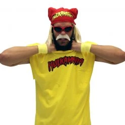 Costume Agent Hulk Hogan Hulkamania Complete Costume Set Reality / Sports / Other 13 Costume Agent Hulk Hogan Hulkamania Complete Costume Set Reality / Sports / Other