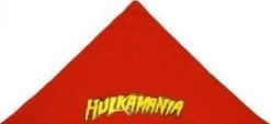 Costume Agent Hulkamania Red/Gold Bandana Accessories / Footwear