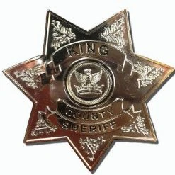 Costume Agent The Walking Dead King County Sheriff Metal Badge Accessories / Footwear