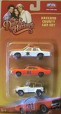Warner Bros Dukes 1:64 Scale 3 Car Set Model Cars