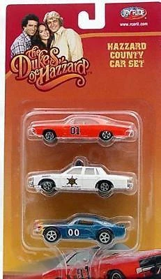 Warner Bros Dukes Of Hazzard 1:64 Scale 3 Car Set