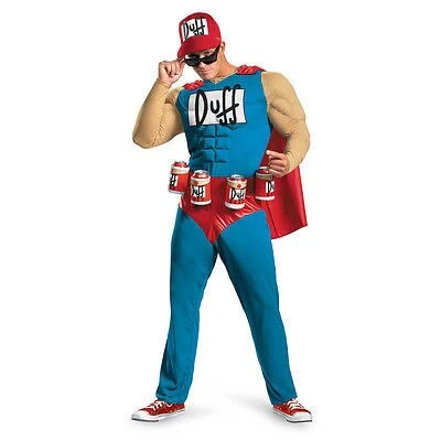 Costume Agent Duff Man Deluxe Halloween Costume Set 1 Costume Agent Duff Man Deluxe Halloween Costume Set