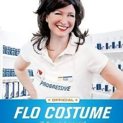 Costume Agent Progressive Flo Insurance Girl Costume Set Exclusive Costumes