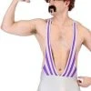 Costume Agent Gym Work Wrestler Uniform Costume Singlet Comedy / Romance