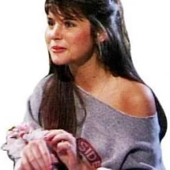 Art Box Sweaters & Sweatshirts Kelly Kapowski Bayside Tigers Off The Shoulder Sweatshirt