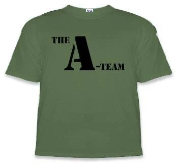 Art Box The A-Team Logo Adult T-shirt Shirts / Tops 1 Art Box The A-Team Logo Adult T-shirt Shirts / Tops