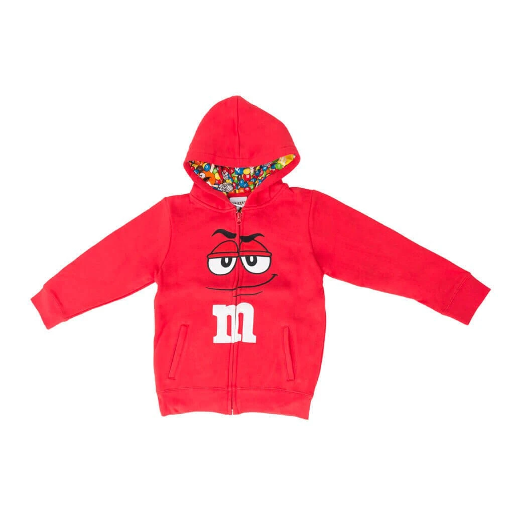 M&M's Zip Up Youth Big Face Hoodie Sweatshirt Sweaters & Sweatshirts 2 M&M's Zip Up Youth Big Face Hoodie Sweatshirt Sweaters & Sweatshirts