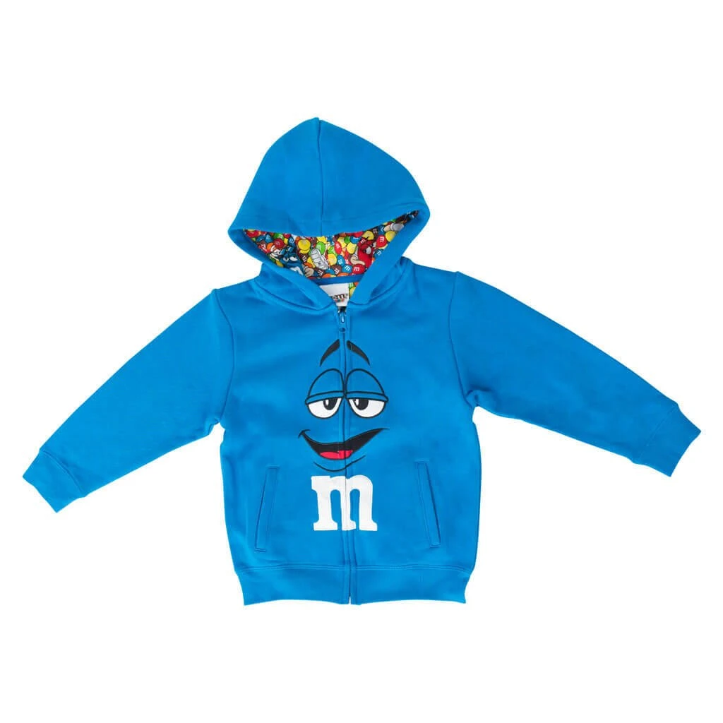 M&M's Zip Up Youth Big Face Hoodie Sweatshirt Sweaters & Sweatshirts 1 M&M's Zip Up Youth Big Face Hoodie Sweatshirt Sweaters & Sweatshirts