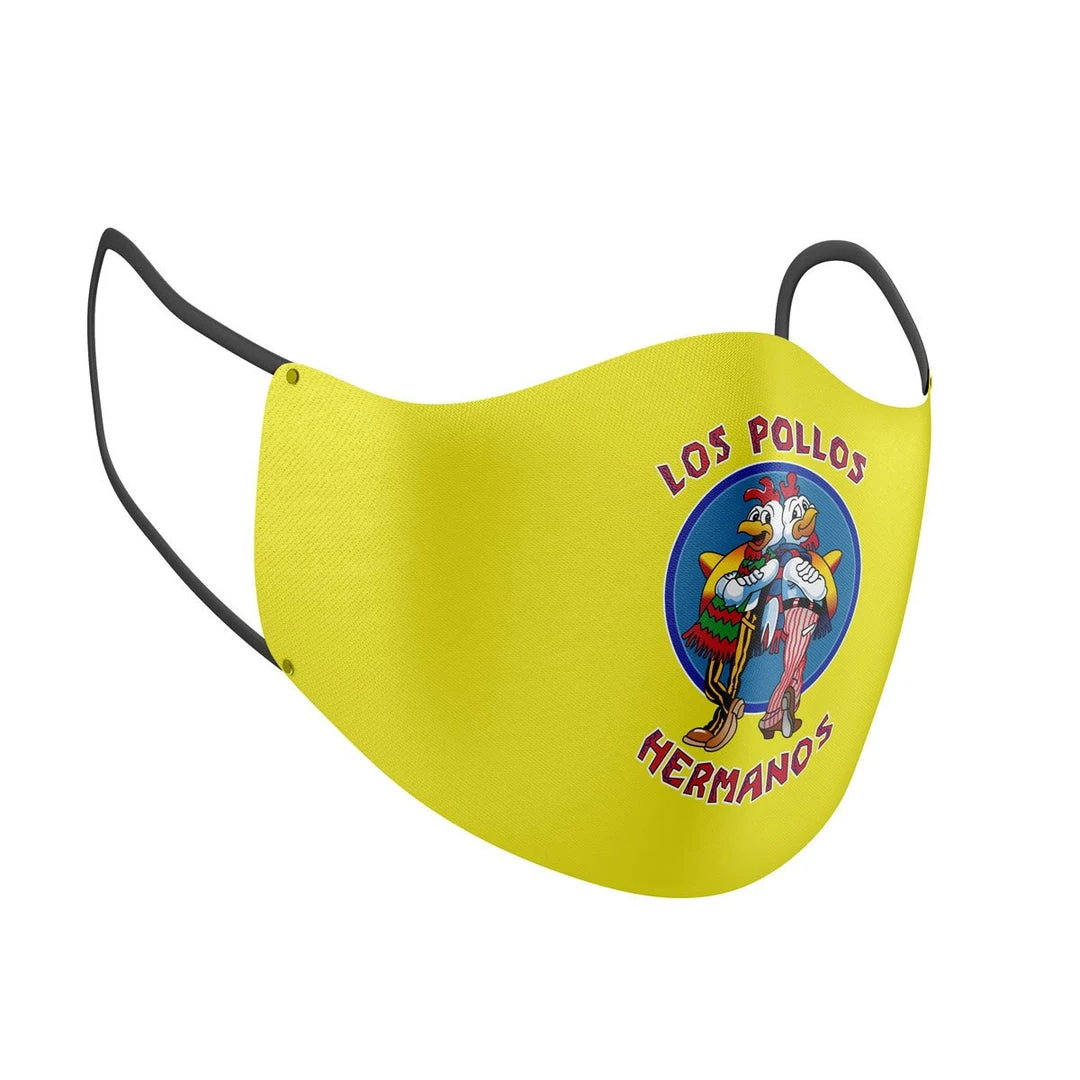 Costume Agent Face Masks Los Pollos Hermanos Yellow Deluxe Face Mask 1 Costume Agent Face Masks Los Pollos Hermanos Yellow Deluxe Face Mask