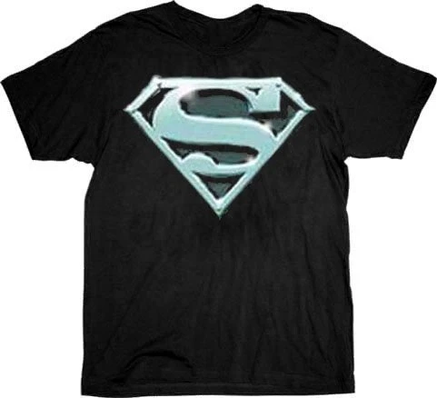 Trevco Superman Chrome Shield Logo T-shirt Tee Shirts / Tops 1 Trevco Superman Chrome Shield Logo T-shirt Tee Shirts / Tops
