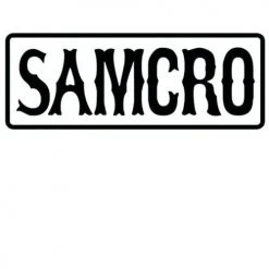 Vendor-unknown Sons Of Anarchy SAMCRO Text Patch Action / Drama