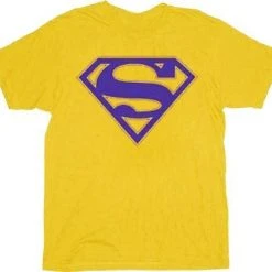 Changes Superman Purple Shield Logo T-shirt Shirts / Tops