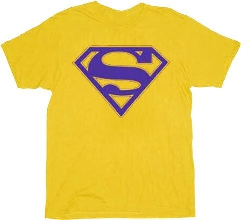 Changes Superman Purple Shield Logo T-shirt Shirts / Tops 1 Changes Superman Purple Shield Logo T-shirt Shirts / Tops
