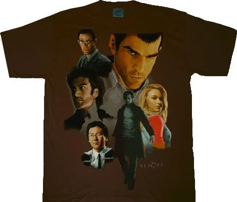 Vendor-unknown Shirts / Tops Heroes Characters Painting T-shirt 1 Vendor-unknown Shirts / Tops Heroes Characters Painting T-shirt