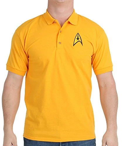 Mighty Fine Star Trek Starfleet Uniform Polo Shirt Shirts / Tops 2 Mighty Fine Star Trek Starfleet Uniform Polo Shirt Shirts / Tops
