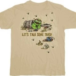 Coastal Concept Oscar The Grouch Talk Trash T-shirt