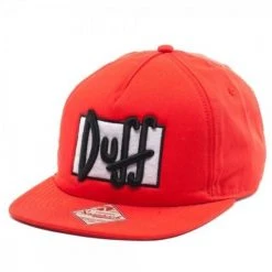 Duff Beer Duffman Red Adjustable Baseball Hat
