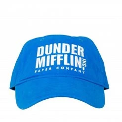 Costume Agent The Office Dunder Mifflin Paper Company Adjustable Hat Blue Hats