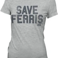 Ripple Junction Save Ferris Distressed Juniors T-shirt