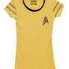 Mighty Fine Women's Shirts Star Trek Starfleet Uniform Logo T-Shirt