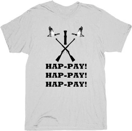 Art Box Shirts / Tops Hap-pay Hap-pay Hap-pay Rifles And Duck T-shirt 2 Art Box Shirts / Tops Hap-pay Hap-pay Hap-pay Rifles And Duck T-shirt