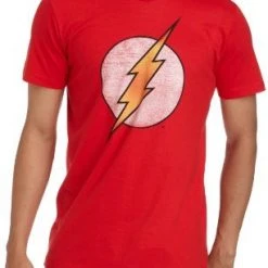 Trevco The Flash Lightning Bolt Faded Logo T-shirt