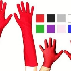 Capes.com Superhero Long Costume Gloves In Assorted Colors