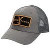 Changes Hats Grey Yellowstone Dutton Ranch Logo Mesh-Back Hat