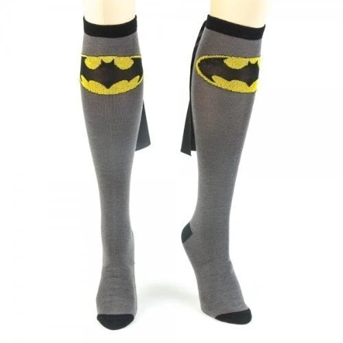 Bioworld Socks Womens Knee High Batman Cape Sock 1 Bioworld Socks Womens Knee High Batman Cape Sock