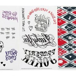 GBG Accessories / Footwear Suicide Squad Harley Quinn Water Transfer Body Tattoos