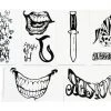 GBG Suicide Squad The Joker Water Transfer Body Tattoos Accessories / Footwear