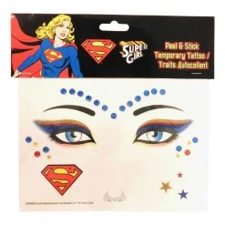 GBG Super Girl Peel And Stick Jewels Face Tattoos Accessories / Footwear