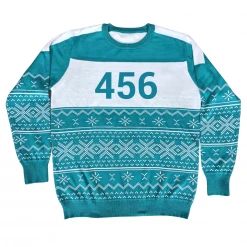 Ugly Christmas Sweaters Squid Character Merry Squid-Mas Game Ugly Christmas Sweater Squid Game
