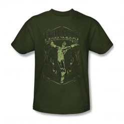 Changes Green Lantern Fearless Military Green T-shirt