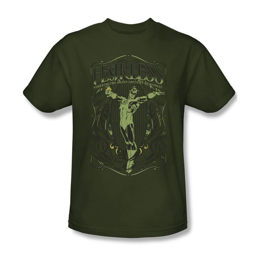 Changes Green Lantern Fearless Military Green T-shirt 1 Changes Green Lantern Fearless Military Green T-shirt