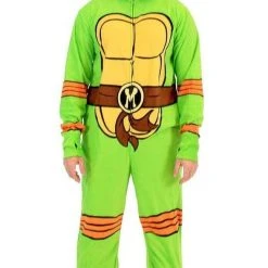 Underboss TMNT Michelangelo Green Union Suit