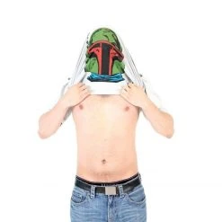 Mighty Fine Star Wars I Am Boba Fett Flip T-Shirt Shirts / Tops