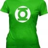 Changes/Trevco Shirts / Tops Green Lantern Logo Kelly Green Juniors T-shirt