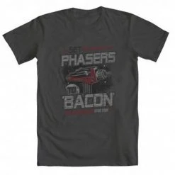Mighty Fine Star Trek Set Phasers To Bacon T-Shirt Shirts / Tops