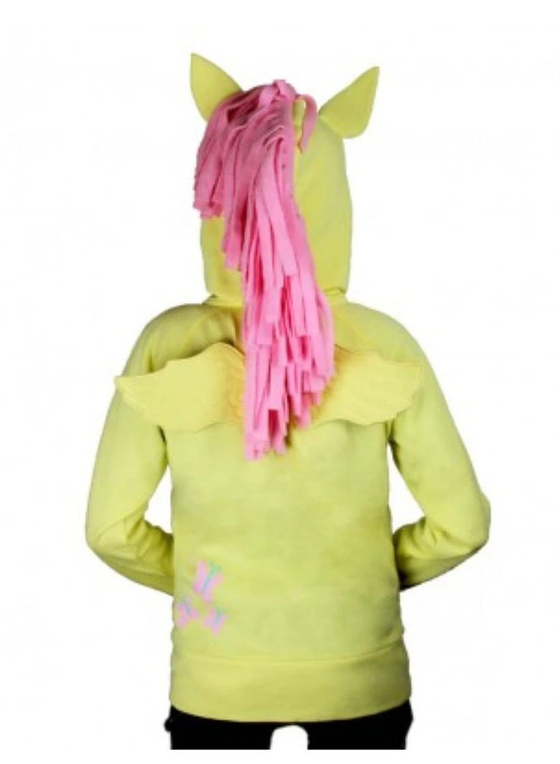 Mighty Fine Animation Fluttershy Pegasus Face Butter Yellow Hoodie With Mane And Wings 4 Mighty Fine Animation Fluttershy Pegasus Face Butter Yellow Hoodie With Mane And Wings