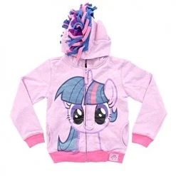 Freeze Glitter Twilight Sparkle Zip Up Hoodie Animation