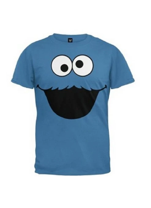Mighty Fine Cookie Monster Face Toddlers T-shirt 1 Mighty Fine Cookie Monster Face Toddlers T-shirt