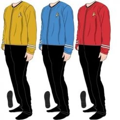 Vendor-unknown Pajamas / Underwear Star Trek Uniform Union Suit Pajama