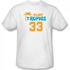 Vendor-unknown Flint Tropics 33 Jackie Moon White T-Shirt