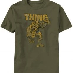 Mad Engine The Thing Rock Monster Military T-Shirt Shirts / Tops