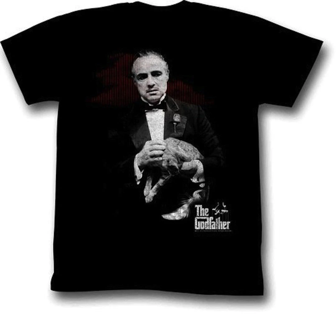 American Classics The Godfather Contemplation Adult Black T-Shirt Shirts / Tops 1 American Classics The Godfather Contemplation Adult Black T-Shirt Shirts / Tops
