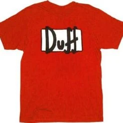 Changes Shirts / Tops Simpsons Duff Beer Red T-shirt